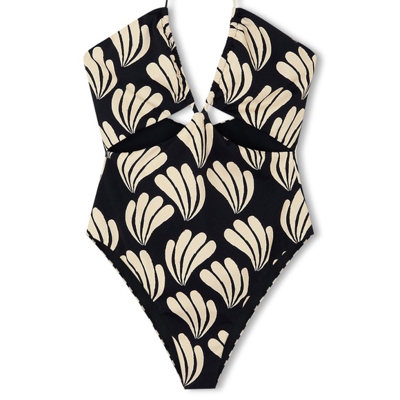 Zulu & Zephyr Palm Cut Out One Piece - Picture 1 of 7